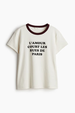 Camiseta ajustada de algodon - H&m фото 6