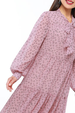 Многоярусное платье с бантом - Dstrend фото 7