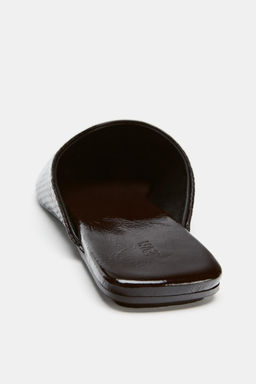LIMITED EDITION LEATHER MULES - Zara фото 7