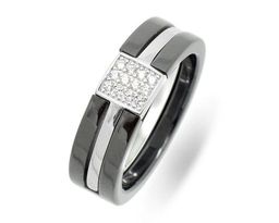 Кольцо из серебра керамика, МКВ50