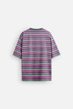 STRIPED JACQUARD T-SHIRT - Zara фото 8