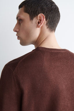 JERSEY DE PUNTO DE LINO CON CUELLO REDONDO - H&m фото 7