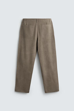 WASHED CHINO TROUSERS - Zara фото 8