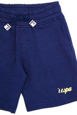 Детские темно-синие вязаные шорты - U.s. polo assn фото 3