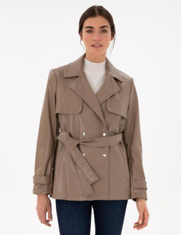 Vizon Regular Fit Deri Mont