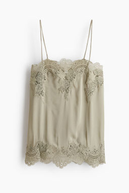 Top de viscosa con ribetes de encaje - H&m фото 2
