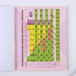 Предметная тетрадь, 48 листов, ВЕЛИКИЕ ЛИЧНОСТИ, со справ. мат. Химия, обложка мелованный картон 230 гр., внутренний блок в клетку 80 гр., белизна 96% - Artfox study фото 7