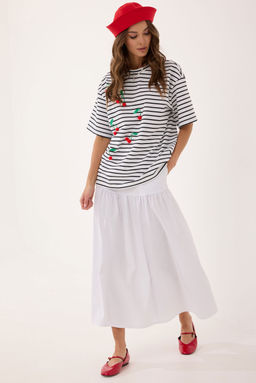 Джемпер LYUSHe 4070 полоска фото 5