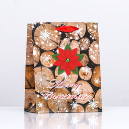 Пакет ламинированный Счастливого рождества 18 х 23 х 10