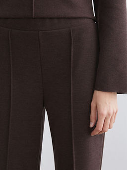 Beli Lastikli Kad?n Triko Pantolon