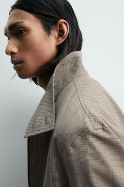 LIMITED EDITION RELAXED FIT HOUNDSTOOTH JACKET - Zara фото 13