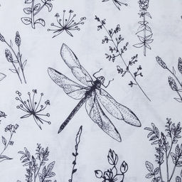 Постельное бельё Этель 2 сп Стрекозы 175*215 см, 200*220 см, 70*70 см -2 шт, бязь фото 10