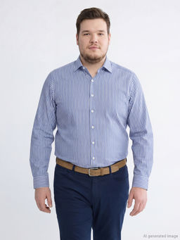 Slim Fit ?izgili Erkek G?mlek