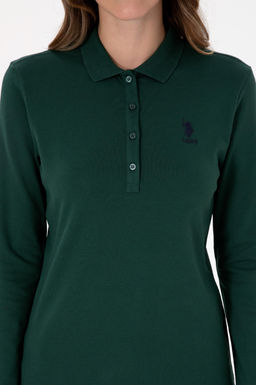 Kad_n Koyu Ye_il Basic Polo Yaka Sweatsh_rt Sepette S_rpriz _ndirim - U.s. polo assn фото 6