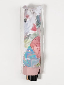 Зонт механический Рисунки, 4 сложения, 8 спиц, R=47/56 см, d=94 см, МИКС