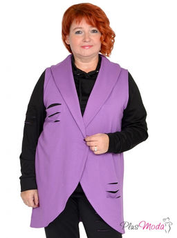 Жакет-дубленка Модель №1384 размеры 44-84 - Plusmoda фото 22