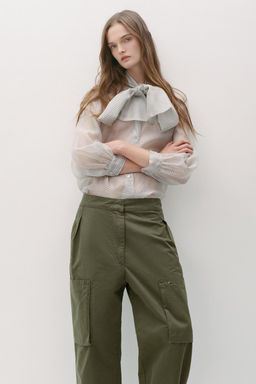 ZW COLLECTION CARGO TROUSERS - Zara фото 5