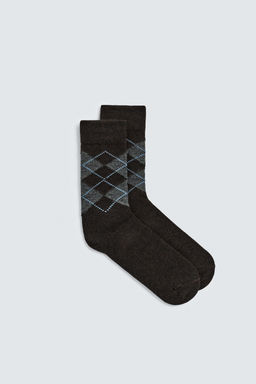 ARGYLE WOOL SOCKS