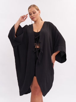 Кардиган из муслина KA01401BLK01 - Артесса фото 4