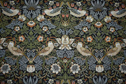 Птички Моррис - Земляничные воры 3787 - гобеленовая ткань - Гобеленглавснаб фото 2