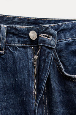 RELAXED BALLOON MID-WAIST TRF JEANS - Zara фото 11