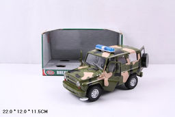 Инерц. 22*12*11,5см "UAZ 3151 Hunter" камуфлир. (9076-C/DT) свет, звук, откр.двери, в коробке