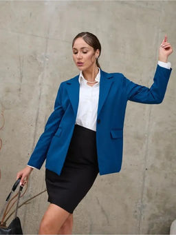 K11123 Пиджак СИНИЙ