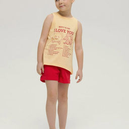 PELICAN, майка для девочек, Желтый  фото 2