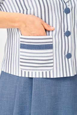 Костюм Aira Style 24141 Полоска+синий