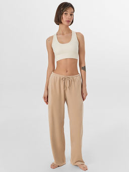 Брюки женские велюровые бежевые - Mark formelle фото 3