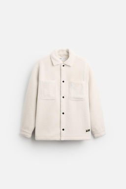FAUX SHEARLING OVERSHIRT - Zara фото 7