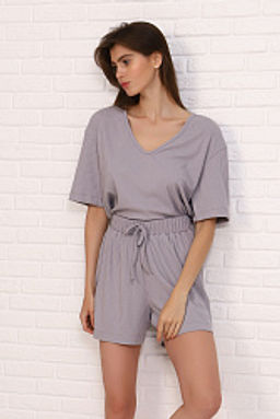 Футболка 096105 рубчик - Мишель фото 26