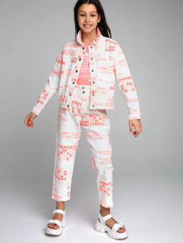 PlayToday / Брюки текстильные джинсовые для девочек  фото 3