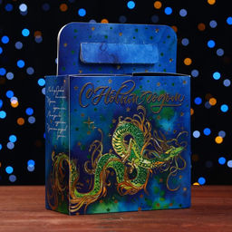 Подарочная коробка Новогодняя магия, 20 х 20 х 9 см