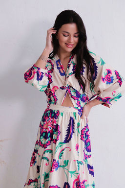 Платье с ярким принтом - Martichelli фото 2