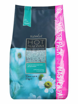 Ital Wax Line Воск горячий плёночный для депиляции в гранулах / Hot Film Wax For Depilation Azulene, 2 кг