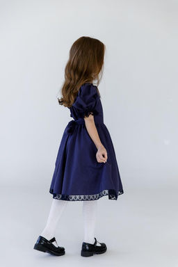 Л23-24 платье для девочки ВЕНДИ синий - Etoelf фото 3