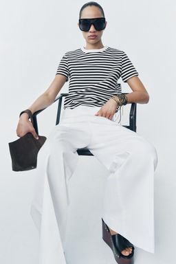 SHORT SLEEVE INTERLOCK T-SHIRT - Zara фото 54