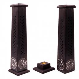 Подставка под благовония Башня деревo резное