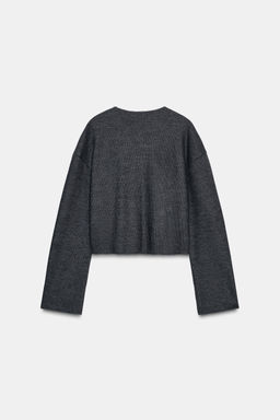 FLORAL RIBBED CARDIGAN - Zara фото 5