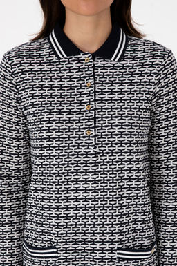 Kad_n Lacivert Mini Boy Polo Yaka _rme Elbise