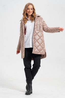 рубашка из тонкого хлопка в стиле OVERSIZE    с кокеткой на спине - А+б коллекция фото 22