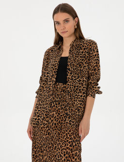 Camel Comfort Fit Uzun Kollu G_mlek