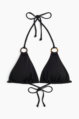 Top de bikini de tri?ngulo con relleno