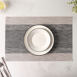 Цена за 2 шт. Салфетка сервировочная на стол «Космос», 45×30 см, серая