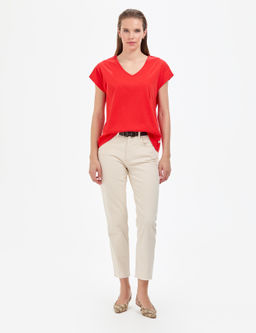 K_rm_z_ Regular Fit V Yaka Basic Ti__rt - Pierre cardin фото 4