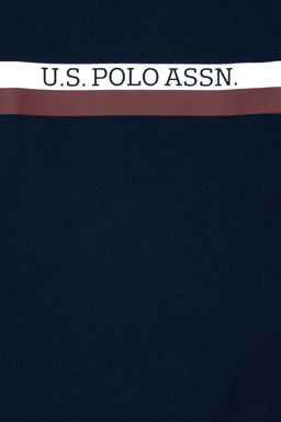 Erkek _ocuk Lacivert Basic Bisiklet Yaka Sweatshirt