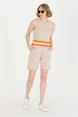 Женские шорты из каменной ткани Неожиданная скидка в корзине - U.s. polo assn фото 3