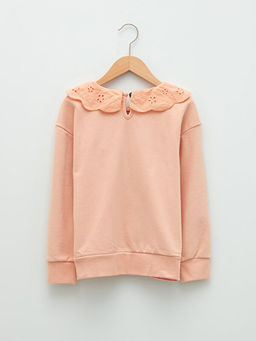 Bisiklet Yaka Basic Uzun Kollu K?z ?ocuk Sweatshirt - Waikiki фото 2