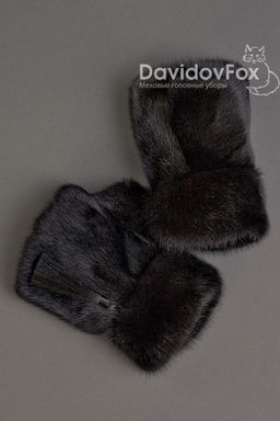 Митенки норка блэк